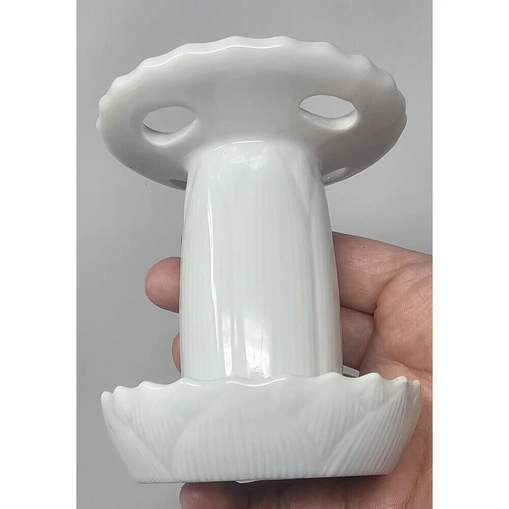 Vtg Pier One 4 Slot Toothbrush Holder Ceramic White Sunflower Pedestal Japan 4